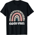 Good Vibes Only - Funny Positive Inspirational Retro T-Shirt Cotton Casual Crew Neck Tee Hoodie, Sweatshirt | GrindPrints.com