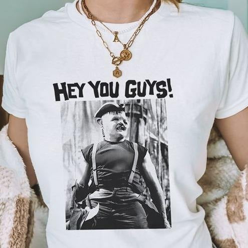 Gooniess Lovers Movie Shirt Sloth Hey You Guy Shirt Hoodie, Sweatshirt | GrindPrints.com