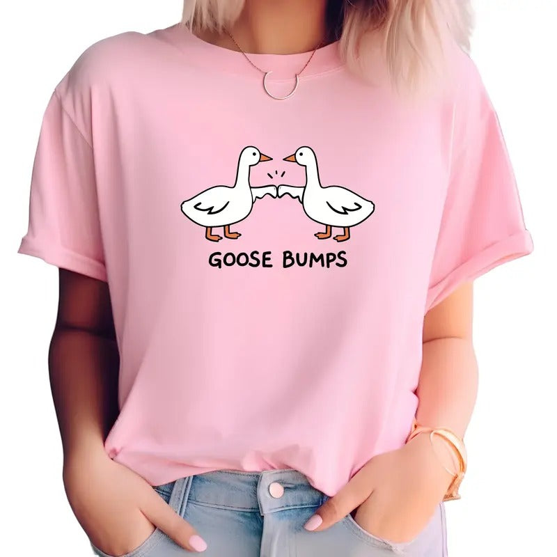 Goose Bump Shirt, Silly Goose Shirt, Funny Best Friends Shirt, Fist Bump Shirt, Greetings Shirt Gift, Unisex T-Shirt,...