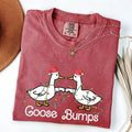 Goose Fist Bumps, Christmas, Santa, Cute, Funny, Xmas Tshirt, Christmas Comfort Colors Tshirt, Women's Graphic Tee, Xmas,...