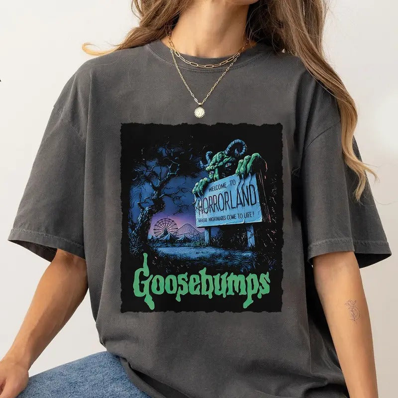 Goosebumps Shirt Goosebumps Shirt Halloween Shirt Goosebumps Shirt Spooky Season Shirt T-Shirts, Hoodie, Sweatshirt