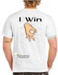 Gotcha : I Win - Men's funny graphic T-shirt Hoodie, Sweatshirt | GrindPrints.com