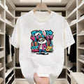 Graffiti - inspired Street Tee | Cool Bunny Graphic for Urban Adventures Hoodie, Sweatshirt | GrindPrints.com
