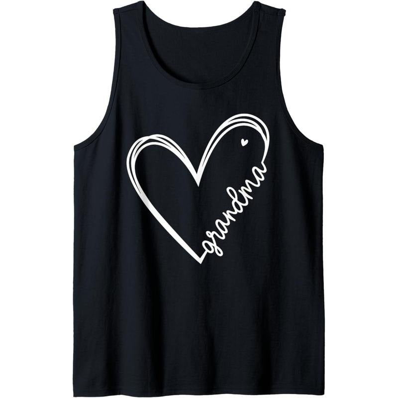 Grandma Heart Women for Christmas Mother's Day Birthdays Tank Top Made in USA T-Shirts, Hoodie, Sweatshirt | GrindPrints.com