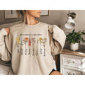 Grandma's Garden Sweatshirt, Custom Birthflower Sweatshirt, Gift for Grandma, Love Grows Here, Mom's Garden T-Shirts, Hoodie