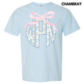 Grandmillennial Floral Monogram Comfort Colors T-Shirt 'NLB' Hoodie, Sweatshirt | GrindPrints.com