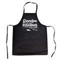 Grandpa Is My Name Fishing Is My Game Cookout Apron Funny Grilling Papa Chef Funny Aprons Dad Joke Apron Funny Fishing...