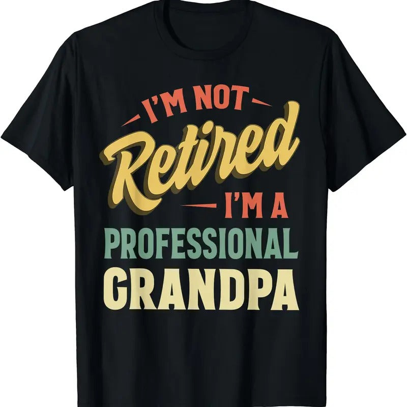 Grandpa Shirts For Men Funny Fathers Day Retired Grandpa T-Shirt Hoodie, Sweatshirt | GrindPrints.com