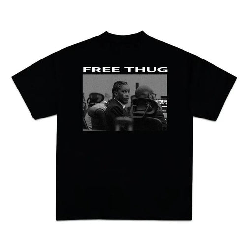 Graphic "Free Thuggg" Shirt Tee Shirt Hoodie, Sweatshirt | GrindPrints.com
