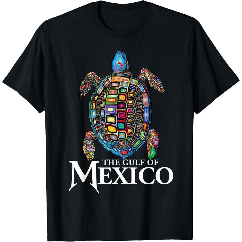 Graphic Sea Turtle Gulf of Mexico Never Forget Trump T-Shirt made in usa Hoodie, Sweatshirt | GrindPrints.com