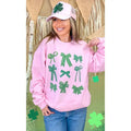 Green Bows St Patricks Day Graphic Sweatshirt T-Shirts, Hoodie | GrindPrints.com