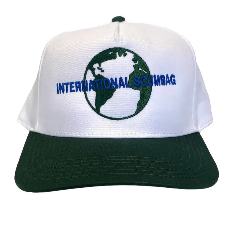 International Scumbag White Green Custom Embroidered SnapBack Cut Activist T-Shirts, Hoodie, Sweatshirt