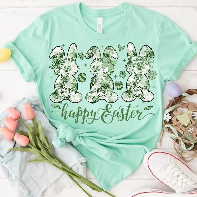 Green Easter Trio DTF Transfers - THIS IS NOT A SHIRT Hoodie, Sweatshirt | GrindPrints.com