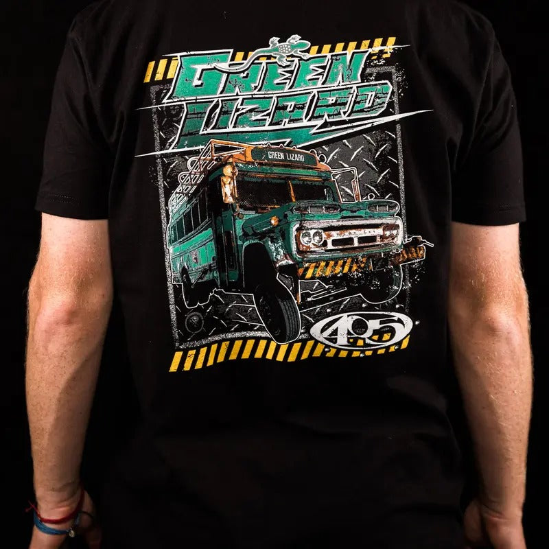 Green Lizard Prison Bus - Tshirt Cotton Crewneck Hoodie, Sweatshirt | GrindPrints.com