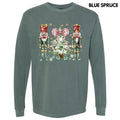 Green Nutcracker Holiday Long Sleeve Comfort Colors T-Shirt 'NLB' Hoodie, Sweatshirt | GrindPrints.com