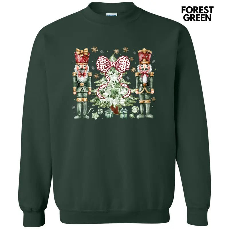 Green Nutcracker Holiday Sweatshirt 'NLB T-Shirts, Hoodie | GrindPrints.com