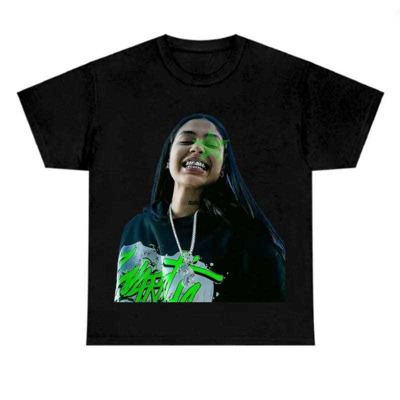Green Star Graphic Black Cotton T-shirt for Men - Classic Hoodie, Sweatshirt | GrindPrints.com