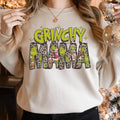 Greenchy Mama Leopard Christmas Sweatshirt, Christmas Mama Shirt Full Sizes, Full Colors Hoodie | GrindPrints.com