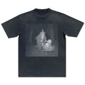 Grey Wizard Pushing Goblin in Cart Shirt Middle Earth Tee Tolkien Book Christmas Birthday Gift Vintage Gray Wizard Meme...