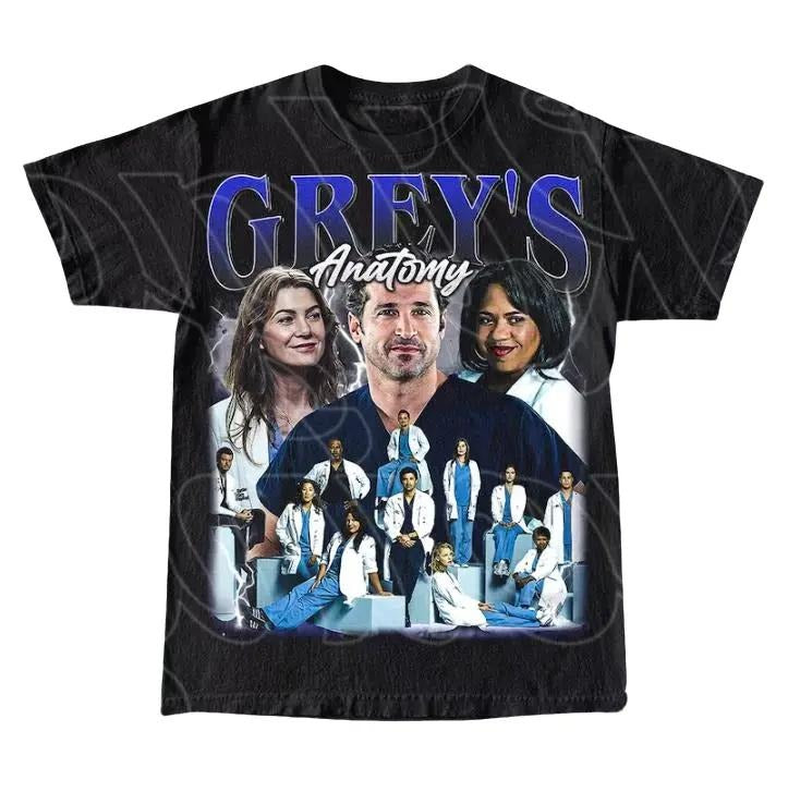 Greys Anatomy Vintage T-Shirt, Gift For Fans T-Shirt, Movie shirt Hoodie, Sweatshirt | GrindPrints.com
