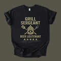 Grill and Beer Graphic Tee, Funny Shirts Men, Father's Day Gifts Ideas for Men, Military Crew Neck Graphic T-Shirt, Funny...
