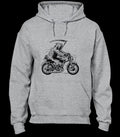 Grim Reaper Motorbike Hoody Hoodie Motorcycle Death Skull Biker Design Top Funny Top Gift Present Idea Dad Husband Cool...