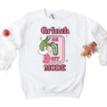 Grinch Mode Sweatshirt, Womens Christmas Crewneck T-Shirts, Hoodie | GrindPrints.com