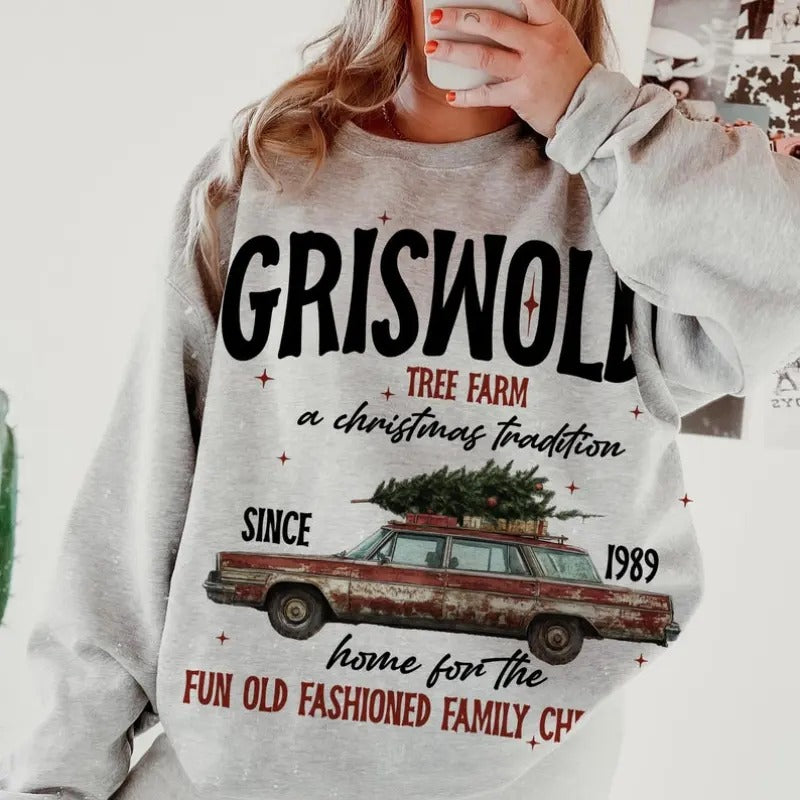 Griswold Christmas Tree Farm Shirt, Merry Christmas Sweatshirt, Christmas Vacation, Family Christmas ,Christmas Movie,...