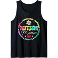 Groovy Autism Mom Mother Autism Awareness Month Mama Tank Top MADE IN USA T-Shirts, Hoodie, Sweatshirt | GrindPrints.com