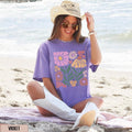Groovy Flower Shirt, Boho Comfort Colors Tshirt, Retro Wildflower Teacher Tee, Floral Nature Crewneck Boho Gift Mom...