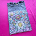 Groovy Summer Vibes Comfort Colors T-Shirt Hoodie, Sweatshirt | GrindPrints.com