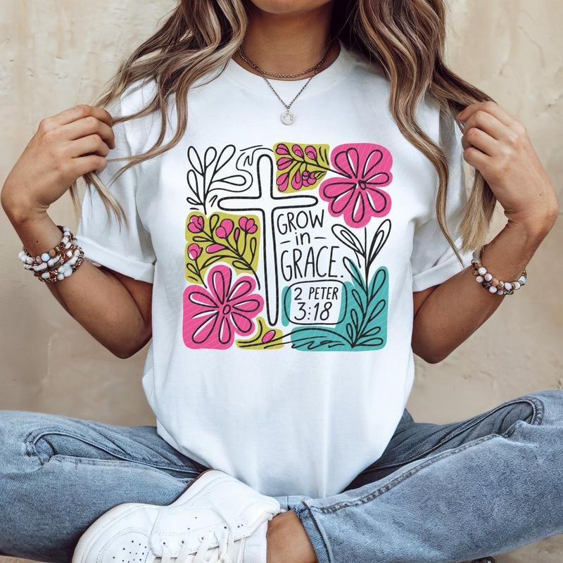 Grow in Grace DTF Transfers - THIS IS NOT A SHIRT Hoodie, Sweatshirt | GrindPrints.com