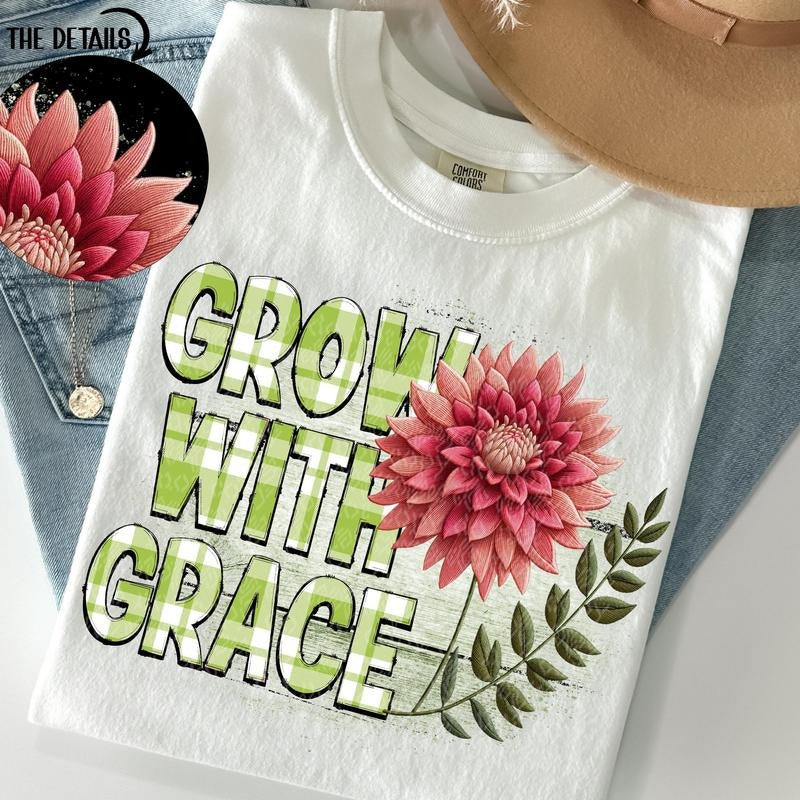 Grow with Grace DTF Transfers - THIS IS NOT A SHIRT Hoodie, Sweatshirt | GrindPrints.com