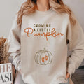 Growing A Little Pumpkin Sweatshirt Fall Maternity Sweater Pregnancy Thanksgiving Shirt Fall Pregnancy Announcement Gift...
