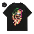 Grunge Punk Men's Casual Graphic Print Round Neck Short Sleeve T-Shirt, Sweatshirt, Hoodie Size S- 3XL,Gift For Women Top...