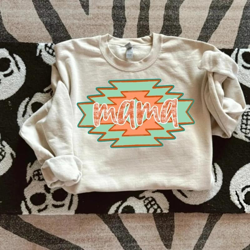 Grunge Western Mama DTF Transfers - THIS IS NOT A SHIRT Hoodie, Sweatshirt | GrindPrints.com