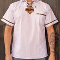 Guayaveras  shirt Casual White Cotton Hoodie, Sweatshirt | GrindPrints.com