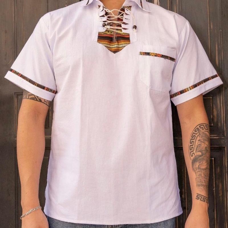 Guayaveras  shirt Casual White Cotton Hoodie, Sweatshirt | GrindPrints.com