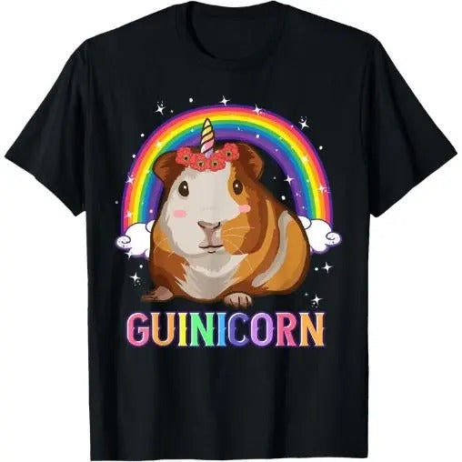 Guinea Pig Shirts For Girls Guinea Pig Unicorn T-Shirt  Made in USA Hoodie, Sweatshirt | GrindPrints.com