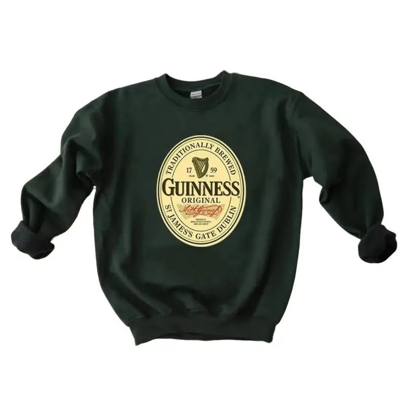 Guinness Beer Sweatshirt, Irish Dry Stout Unisex Sweater, Gift For Women T-Shirts, Hoodie | GrindPrints.com