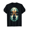 Guitar Lake Shadow Guitar Musician 100% cotton T-shirt Made in USA Hoodie, Sweatshirt | GrindPrints.com