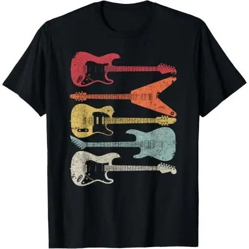 Guitar Shirt. Retro Guitarist Made USA T-Shirts, Hoodie, Sweatshirt