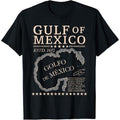 Gulf Mexico 1672 Historic Map Coastal History Made Usa T-Shirts, Hoodie, Sweatshirt