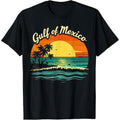 Gulf of Mexico Beach Palms Summer Holiday T-Shirt made in usa Hoodie, Sweatshirt | GrindPrints.com