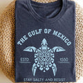 Gulf of Mexico Stay Salty Resistance Shirt, Resist Shirt, Democrat Shirt, vintage graphic tee, unisex menswear streetwear...