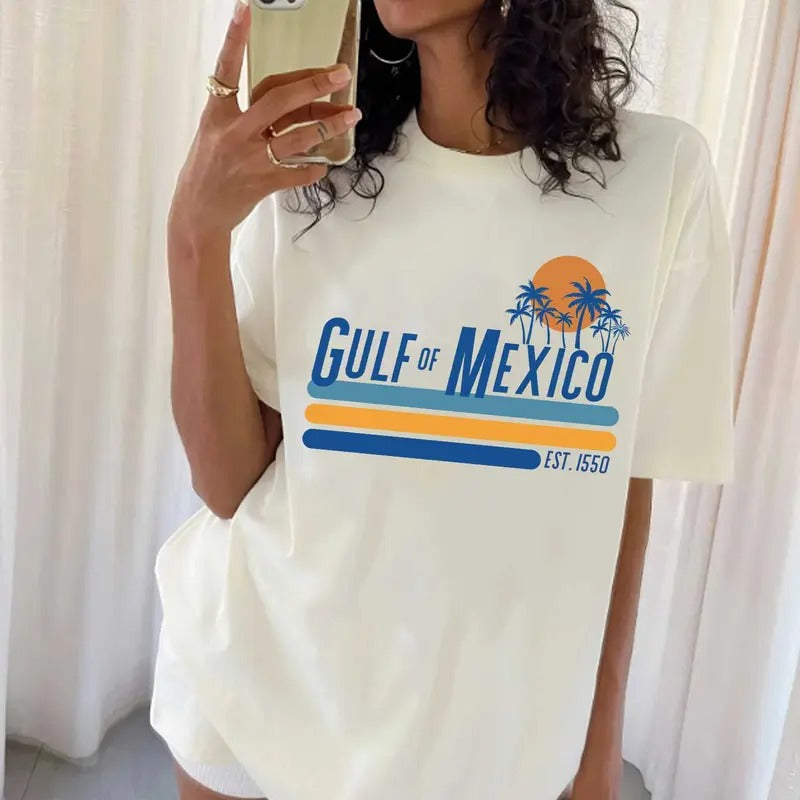 Gulf of Mexico Sweatshirt Gulf Coast Shirt Mexico Beach Shirt Texas Alabama Mississippi Florida Beach Crewneck Mexico...