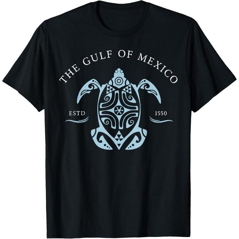 Gulf of Mexico turtle T-Shirt made in usa Hoodie, Sweatshirt | GrindPrints.com