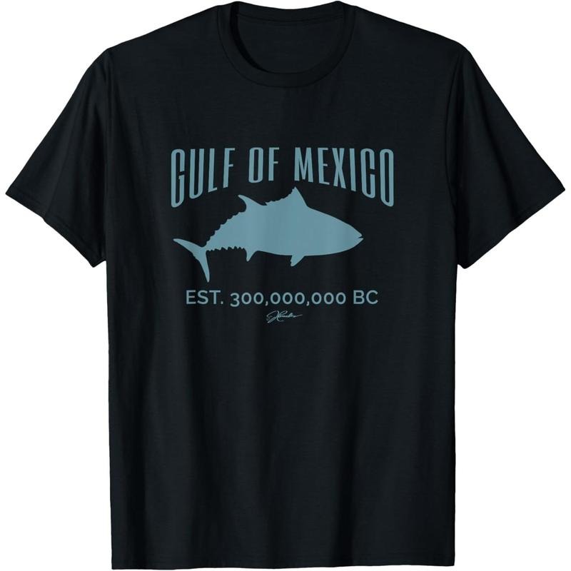 Gulf of Mexico, EST. 300,000,000 BC, Tuna T-Shirt made in usa Hoodie, Sweatshirt | GrindPrints.com