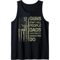 Guns Don't Kill People Dads With Pretty Daughters Humor Dad Tank Top T-Shirts, Hoodie, Sweatshirt | GrindPrints.com
