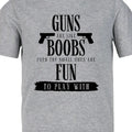 Guns are like boobs. Even the small ones are fun to play with.  T-Shirt  Menswear Casual men funny t shirt Hoodie, Sweatshirt